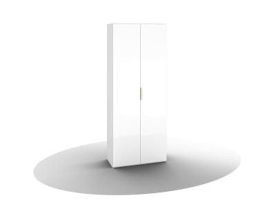 FEDERICA шкаф для белья ШБ-02, белый бриллиант/2 зеркала