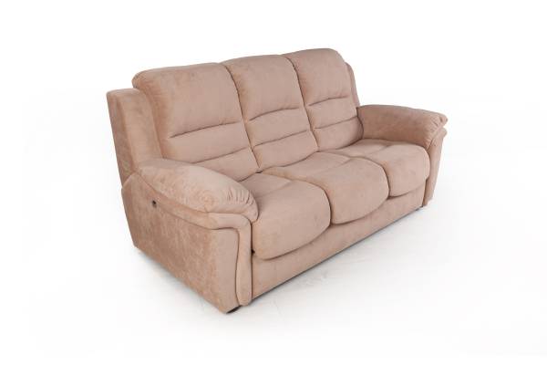 Orlando диван-кровать трехместный прямой велюр коричневый