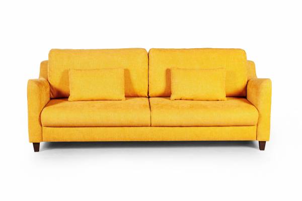 Stockholm диван-кровать прямой рогожка желтый