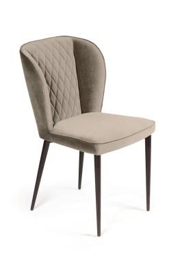 Стул Некст, бархат пепельно-бежевый 25