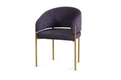 Стул Nicol, мех Plush 16 mistic  / опоры шампань