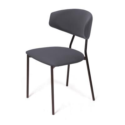 Стул Brad, бархат серый 27