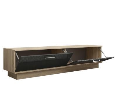 Тумба СИЛЬВИЯ с откидными фасадами Т-02 (1800), дуб сонома/глянец