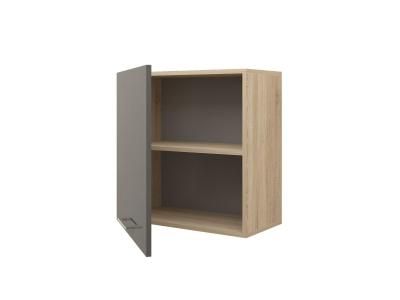 Шкаф вертикальный СИЛЬВИЯ ШВ-01 (600) левое открывание, дуб сонома/глянец