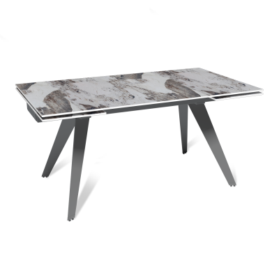 Стол раскладной Рейн (140+40+40), керамика глянцевая Pandora