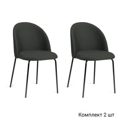 Стул Nord, (комплект 2 шт), бархат антрацит 14