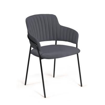 Стул Breeze, бархат серый 27