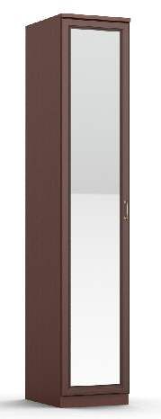 Шкаф для одежды-01 (фасад с зеркалом) Volga