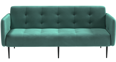 Монако диван-кровать прямой с подлокотниками, трехместный, бархат 87