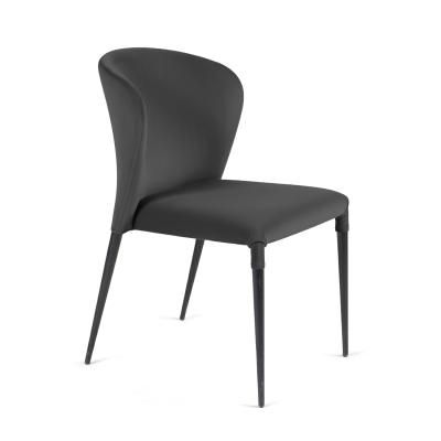 Стул Albert (Альберт), комплект (2 шт), бархат антрацит 14