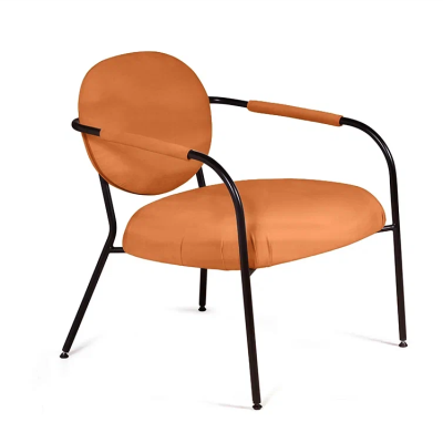 Лаунж кресло ЭГО, велюр терракот