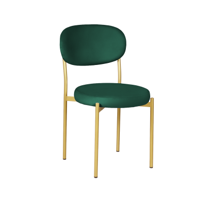 Стул Мейсон, бархат зеленый 19 / опоры золото
