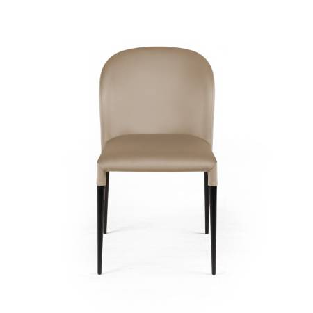 Стул Альберт, комплект (2 шт), бархат бежевый 5