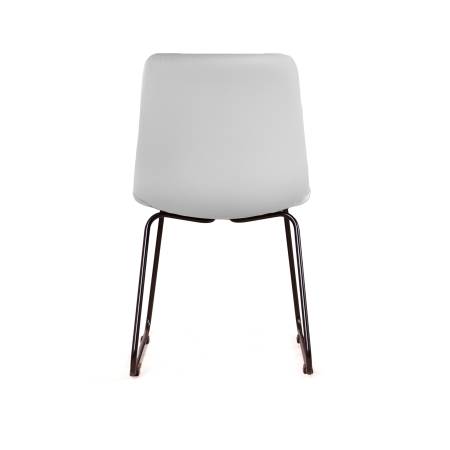 Стул Duo, комплект (2 шт), бархат светло-серый 04