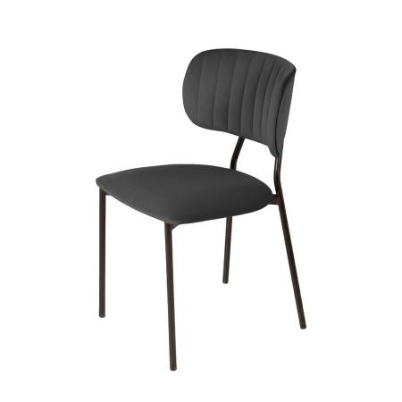 Стул Фрост, бархат антрацит 14