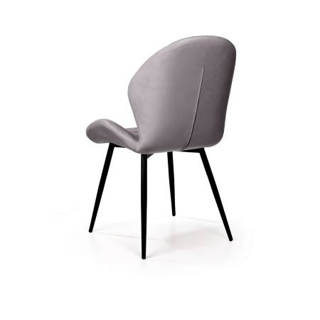 Стул Ральф, бархат светло-серый 26