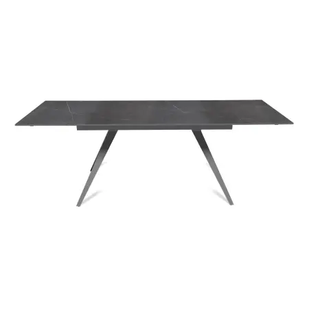 Стол раскладной Асти (140+40+40), керамика матовая Armani Grey matte