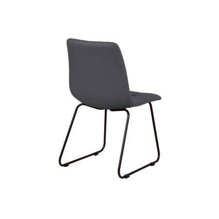 Стул Duo, комплект (2 шт), бархат серый 27