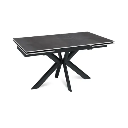 Стол раскладной Стронг (140+40+40), керамика матовая Armani Grey