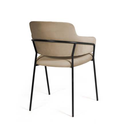 Стул Бриз, бархат бежевый 5