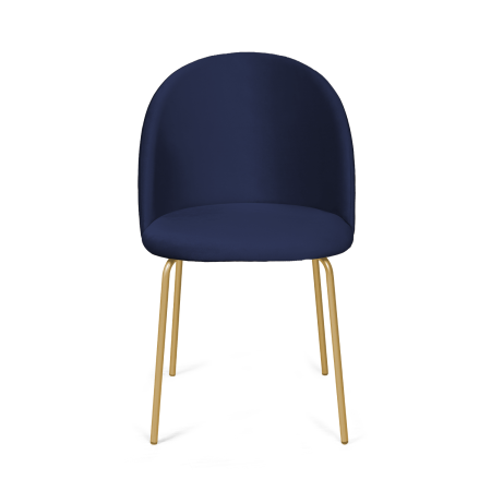 Стул Норд, комплект (4 шт), бархат 81 / опора золото