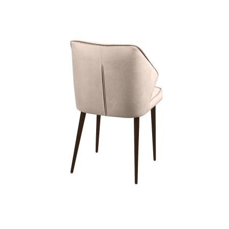 Стул Berg, комплект (4шт), бархат пепельно-бежевый 25