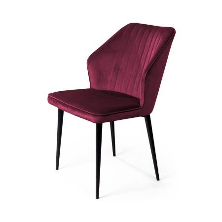 Стул Берг, бархат винно-красный 16 new