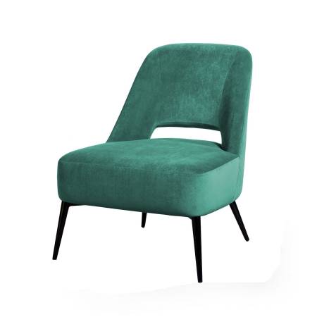 Кресло Данте, бархат зеленый 19