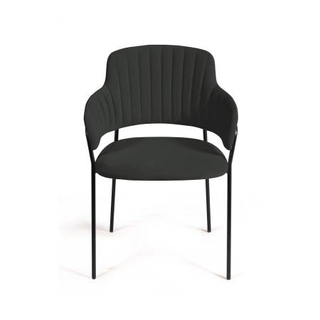 Стул Бриз, бархат антрацит 14