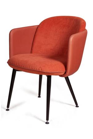 Стул с подлокотниками Phoenix (Феникс), ткань комбинированная с иск кожей