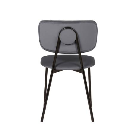 Стул Фрост, бархат серый 27