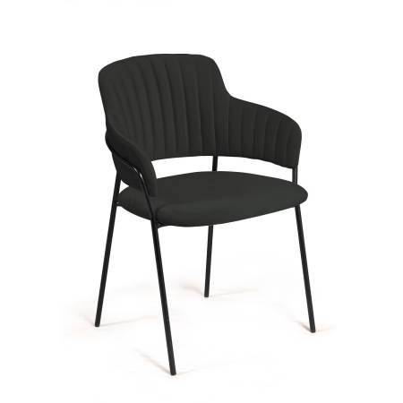 Стул Бриз, бархат антрацит 14