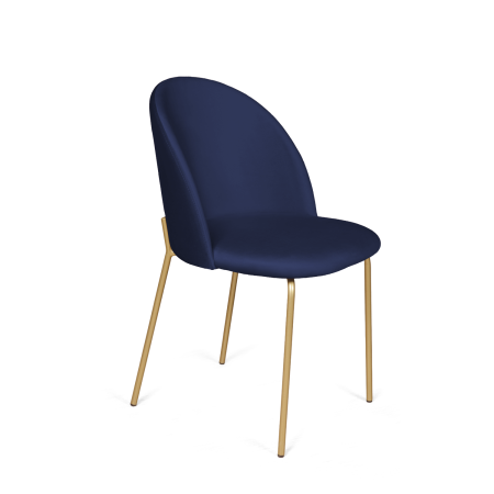 Стул Норд, комплект (4 шт), бархат 81 / опора золото