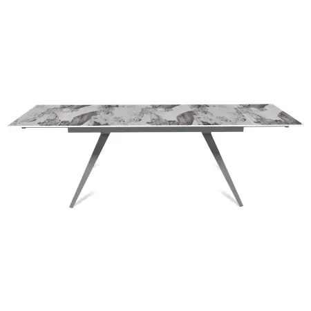 Стол раскладной Асти (160+40+40), керамика глянцевая Pandora