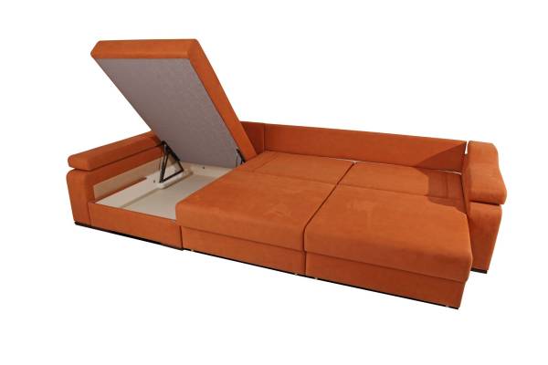 Престиж-01 А диван-кровать с шезлонгом с коротким подлокотником