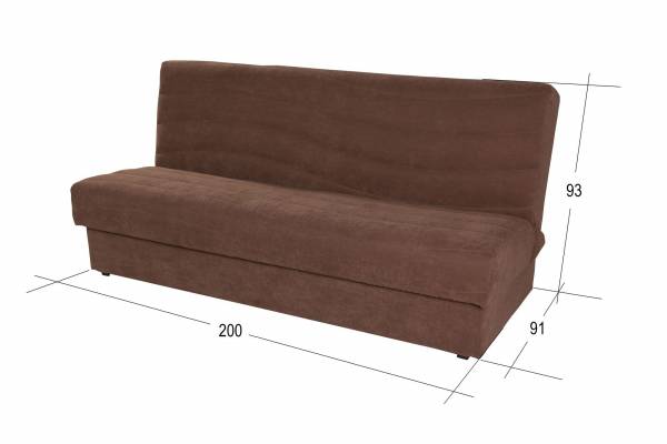 Sonet-05 диван-кровать трехместный (волна)