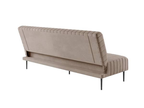 Baccara диван-кровать трехместный прямой без подлокотников, бархат 25