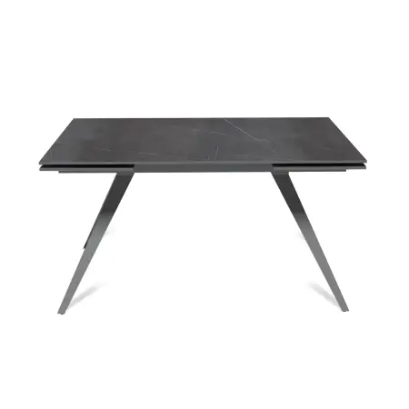 Стол раскладной Асти (140+40+40), керамика матовая Armani Grey matte