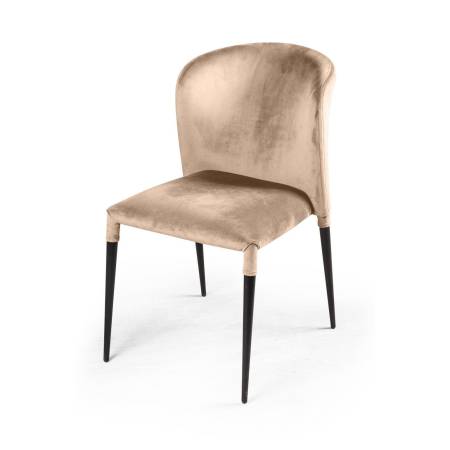 Стул Albert (Альберт), бархат бежевый 5