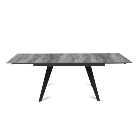 Стол раскладной Рейн (140+40+40), керамика глянцевая Italian Light Grey