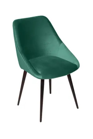 Стул НЕО бархат зеленый 19/опора конус