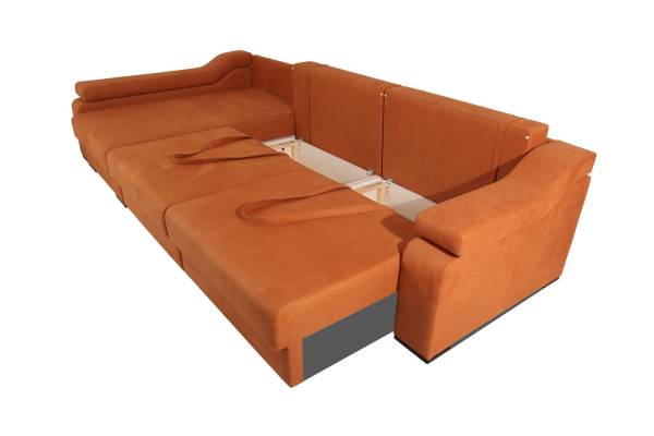 Престиж-01 А диван-кровать с шезлонгом с коротким подлокотником