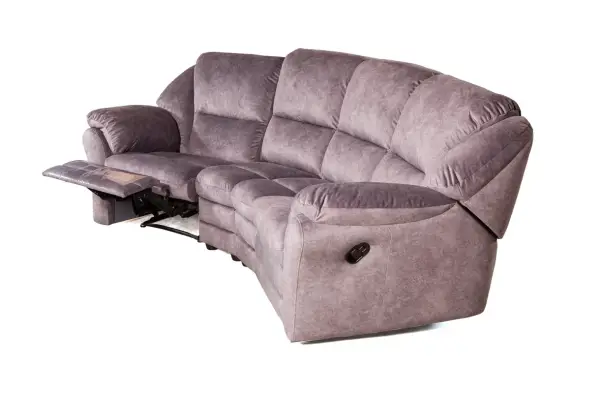 San-Remo диван трехместный, 2 реклайнера, велюр Felicita