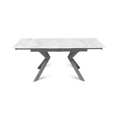 Стол раскладной Бридж (120+30+30), керамика матовая Snow Mountain Stone