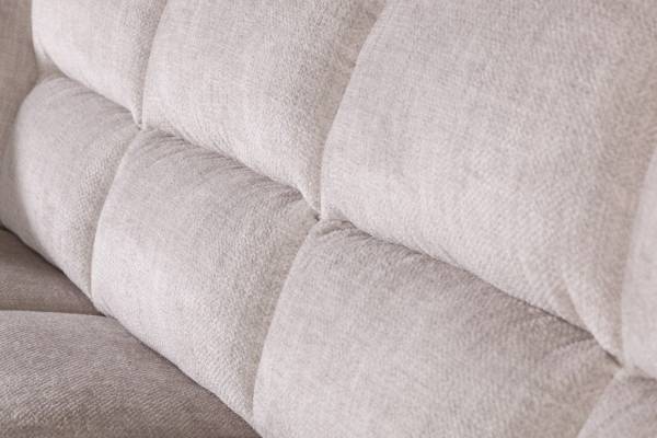 Сан-Ремо угловой диван-кровать с реклайнером, микромех Rozy ivory