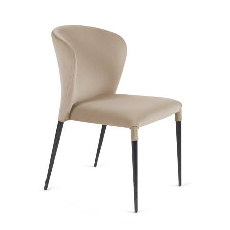 Стул Альберт, комплект (2 шт), бархат бежевый 5
