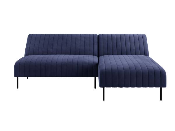 Baccara диван-кровать с шезлонгом, без подлокотников, бархат 81