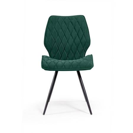 Стул Флеш ромб, бархат зеленый 19