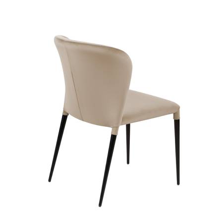 Стул Альберт, комплект (2 шт), бархат бежевый 5