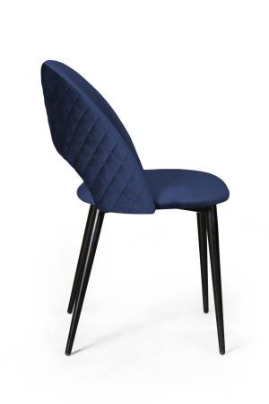 Стул Max ромб, бархат синий 29